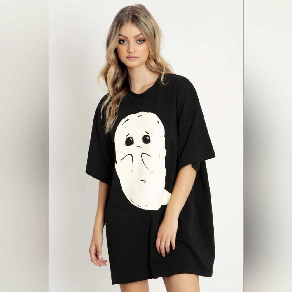 Black Milk Melancholy Ghost Giant Tee Glow In The Dark Shirt